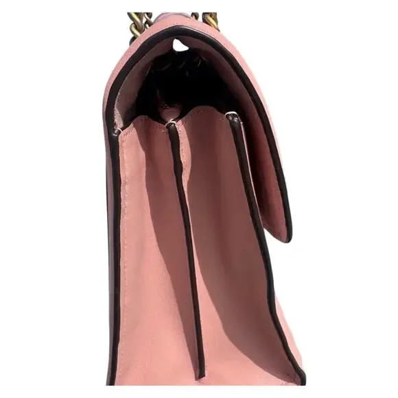 COACH Parker with colorblock quilting and rivets Peony NWT - Picture 4 of 13